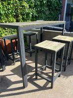 Bartafel met krukken, Huis en Inrichting, Ophalen, Gebruikt