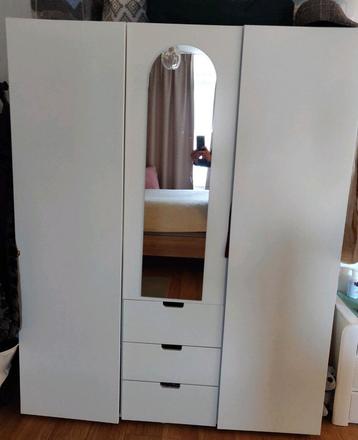 Kledingkast linnenkast kast, wit, afm ca. H175 x B140 x D45 beschikbaar voor biedingen