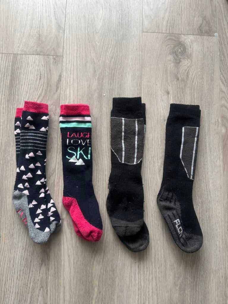 4 Paar Skisokken Maat 27-30, Ophalen of Verzenden