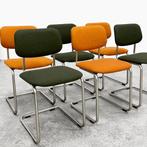 Vintage Gispen slede stoelen 1121, info/prijs > beschrijving, Ophalen, Metaal, Info@thehaystack.nl, Overige kleuren