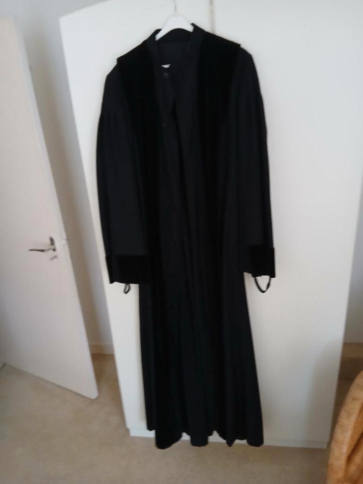 Toga zwart (voor predikant),, Kleding | Heren, Overige Herenkleding, Zo goed als nieuw, Ophalen of Verzenden