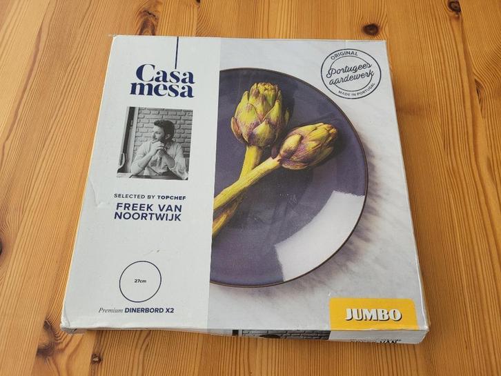 Casa Mesa Jumbo servies dinerborden 1 doos van 2 stuks, Huis en Inrichting, Keuken | Servies, Nieuw, Bord(en), Overige stijlen