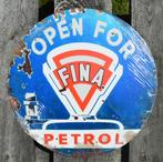 Fina petrol bord - nieuw - benzine olie garage, Reclamebord, Nieuw, Ophalen of Verzenden, Nvt