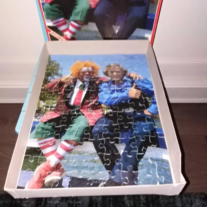 Bassie en Adriaan puzzel 99 stukjes - Playtime, Verzamelen, Film en Tv, Gebruikt, Tv, Overige typen, Ophalen