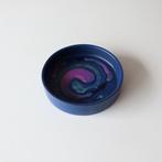 Knabstrup aardewerk schaal blauw vintage deens design, Ophalen of Verzenden