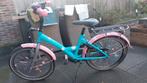 meisjesfiets 20 inch roze en blauw, Fietsen en Brommers, Ophalen, Gebruikt, 20 inch