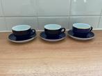 Vintage espressokopjes Mitterteich blauw, Antiek en Kunst, Antiek | Servies los, Ophalen