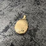 14k gouden medaillon hanger, Ophalen of Verzenden, Goud