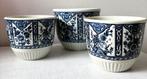 Boch “Delfs” blauw bloempot div. maten evt. 3 stuks, Tuin en Terras, Bloempotten, Rond, Ophalen of Verzenden, Zo goed als nieuw