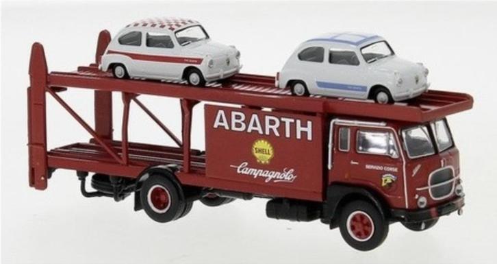 Brekina 58479 Fiat 642 Renntransporter "Abarth" mit 2 Wiking, Hobby en Vrije tijd, Modelauto's | 1:87, Nieuw, Bus of Vrachtwagen