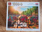 King Puzzel 1000 stukjes - Amsterdam, Ophalen of Verzenden, 500 t/m 1500 stukjes, Zo goed als nieuw, Legpuzzel