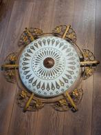 Antieke Italiaanse plafoniere kroonluchter Hollywood Regency, Ophalen of Verzenden, Zo goed als nieuw, Hollywood Regency Style Antiek