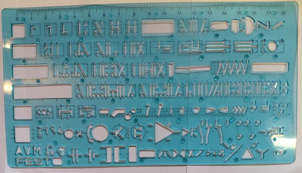 FESTO Hydrauliek/Pneumatiek Teken Sjabloon, Ophalen of Verzenden