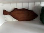 Vintage houten serveerschaal, Ophalen of Verzenden, Zo goed als nieuw, Ovaal, Hout