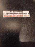 mooi bordtje Emaille, Ophalen of Verzenden