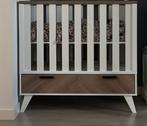 Baby box lancaster wit visgraat motief (met matras), Kinderen en Baby's, Boxen, Ophalen, Zo goed als nieuw, Vierkant, In hoogte verstelbaar