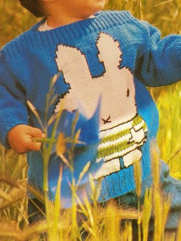 Nijntje lekker groot op je trui breipatroon beschikbaar voor biedingen