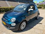 Fiat 500 1.0 70pk Hybrid 2020 Blauw Schuifdak, Voorwielaandrijving, Stof, Metallic lak, Bedrijf
