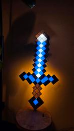 Minecraft Sword Wandlamp – Gaming Lamp voor Kinderkamer, Ophalen of Verzenden, Nieuw, Kunststof