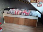 Eenpersoons bed met opbergruimte 90x210, Ophalen, Gebruikt, 90 cm, Eenpersoons