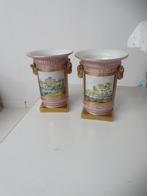 porseleinen vazen set met fraaie decoratie, Ophalen of Verzenden