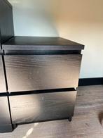 Ikea malm nachtkastjes 2 stuks, Huis en Inrichting, Ophalen, Zo goed als nieuw, Hout, Minder dan 45 cm