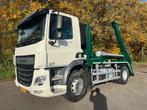 DAF CF 410 Portaalarm Hyva bj2020 74600 km ! Euro 6 (tot 203, Auto's, Automaat, Achterwielaandrijving, Euro 6, Wit
