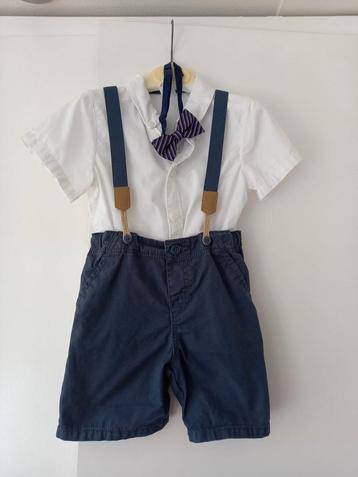 Trouwpak kind maat 92 blouse,broek en strik beschikbaar voor biedingen