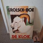 Grolsch bord, Verzamelen, Ophalen of Verzenden, Gebruikt, Reclamebord, Plaat of Schild, Grolsch