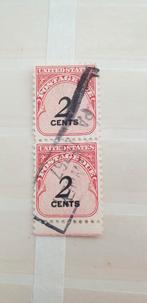 3703 usa blokje due rotary press 2 cents, Ophalen of Verzenden, Noord-Amerika