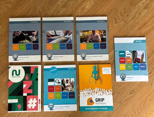 KOK BASIS 1, 2, 3 & EETCULTUUR EN WENSEN & NE, ENG + REKENEN, Boeken, Schoolboeken, Zo goed als nieuw, Nederlands, Overige niveaus