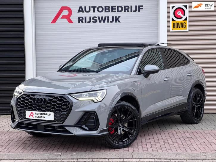 Audi Q3 Sportback 45 TFSI e S Edition Pano/360/Keyless/Apple, Auto's, Audi, Bedrijf, Te koop, Q3, ABS, Achteruitrijcamera, Adaptive Cruise Control
