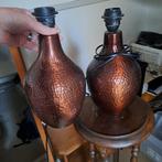 2 prachtige bronskleurige lampenvoeten, Huis en Inrichting, Lampen | Tafellampen, Ophalen of Verzenden, Zo goed als nieuw, Minder dan 50 cm