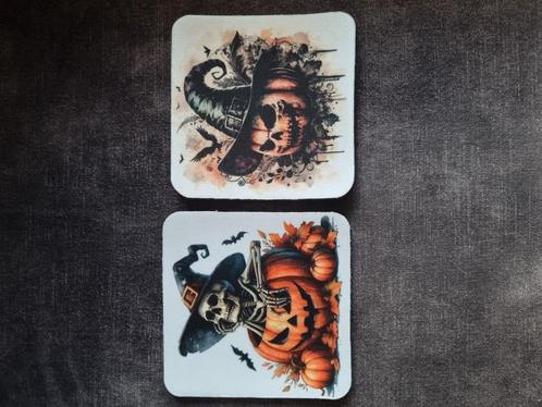 Halloween onderzetters, Huis en Inrichting, Woonaccessoires | Onderzetters, Nieuw, Glas of Kopje, Ophalen of Verzenden