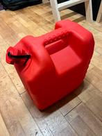 Kunststof jerrycan 20 liter rood, Ophalen of Verzenden, Zo goed als nieuw