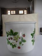 Portmeirion bloempot strawberries 1980, Antiek en Kunst, Curiosa en Brocante, Ophalen of Verzenden