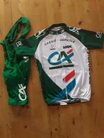 Te koop set wielerkleding team Credit Agricole, Fietsen en Brommers, Bovenkleding, Gebruikt, Ophalen of Verzenden