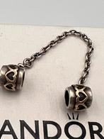 Pandora veiligheidsketting  bicolor met goud, Sieraden, Tassen en Uiterlijk, Bedels, Pandora, Ophalen of Verzenden, Zo goed als nieuw