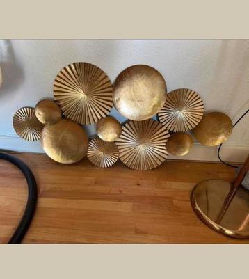 Gouden en zwart-gouden wanddecoratie,  hotel chique zgan beschikbaar voor biedingen