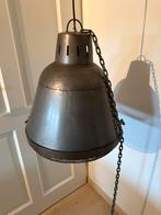 Industriële hanglamp metaal, Ophalen of Verzenden, Gebruikt, Metaal, 75 cm of meer