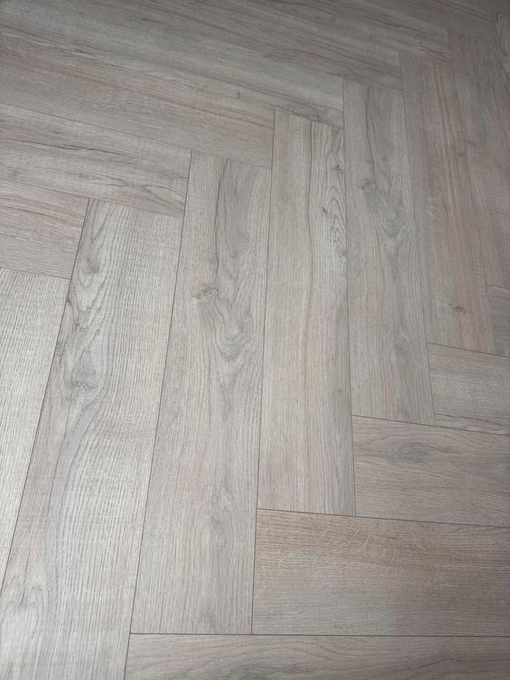 Visgraat Laminaat - 12 Pakken Over!, Doe-het-zelf en Verbouw, Vloerdelen en Plavuizen, Nieuw, Laminaat, Kunststof, 50 tot 150 cm