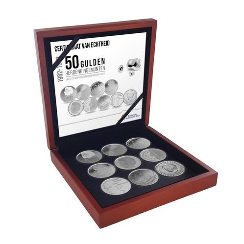 Zilveren 50 Gulden Herdenkingsmunten van HKH Prinses Beatrix, Postzegels en Munten, Munten | Nederland, Setje, 50 gulden, Koningin Beatrix