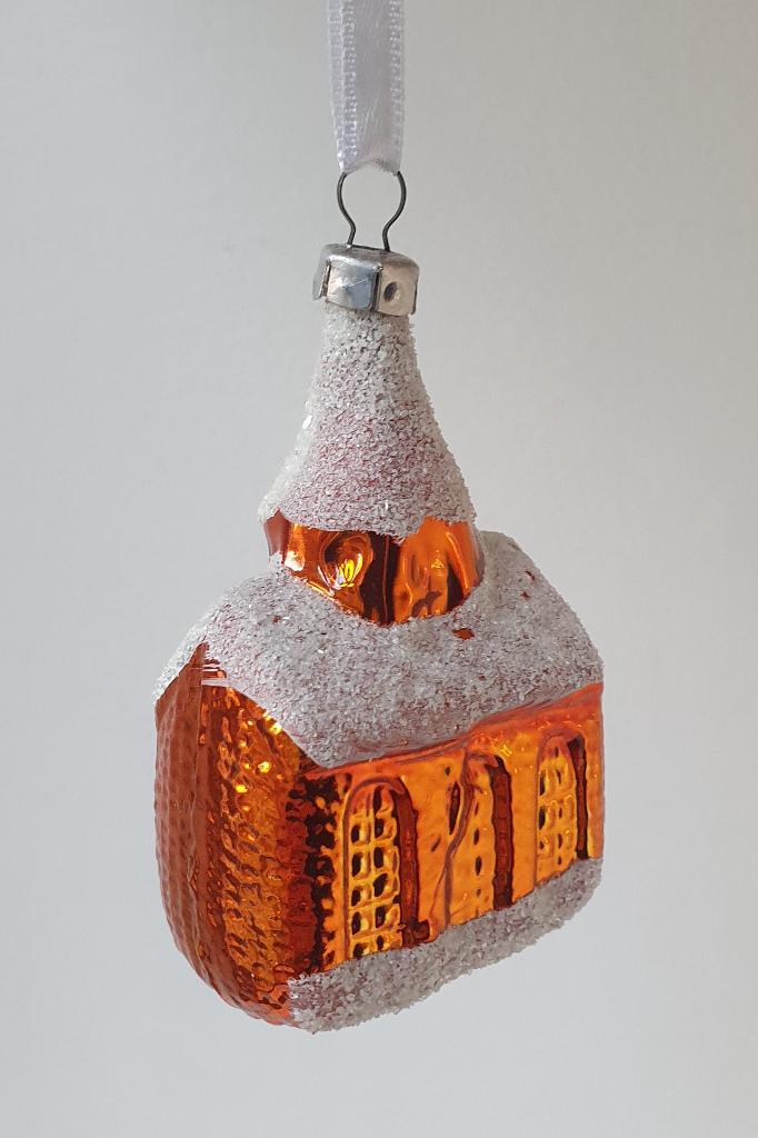 retro/ vintage kerstboomhanger: kerkje, nu lage verzndkstn!, Diversen, Kerst, Zo goed als nieuw, Verzenden