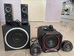 Speaker 2.1speaker system /subwoofer Edifier S330D & Philips, Computers en Software, Pc speakers, Ophalen of Verzenden, Zo goed als nieuw