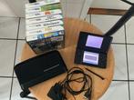 Zwarte nintendo DS Lite+oplader,pen,bescherm case,7spellen, Spelcomputers en Games, Spelcomputers | Nintendo DS, Ophalen of Verzenden