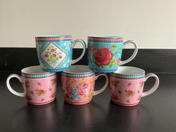 Pip Studio Bekers - Set van 5 beschikbaar voor biedingen