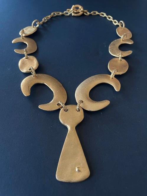 Manen ketting, Sieraden, Tassen en Uiterlijk, Kettingen, Zo goed als nieuw, Overige materialen, Goud, Ophalen of Verzenden