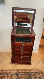 Sierraden/snuisterijen kastje, Huis en Inrichting, Ophalen, Minder dan 50 cm, Gebruikt, Kersenhout