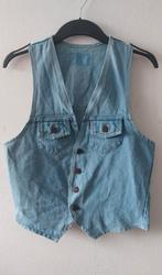 Vintage 70s/80s Levis Orange Tab gilet vest waistcoat XS S, Blauw, Ophalen of Verzenden, Gedragen, Levi’s