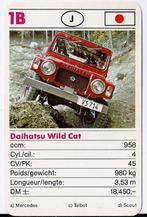 Kw1617 autokaartje 1b daihatsu wild cat, Verzamelen, Ophalen of Verzenden, Zo goed als nieuw, Auto's